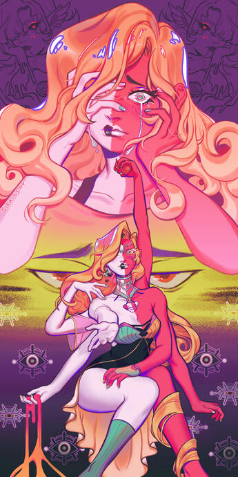 Fanart Submission - No Straight Roads: Encore Edition (2021)