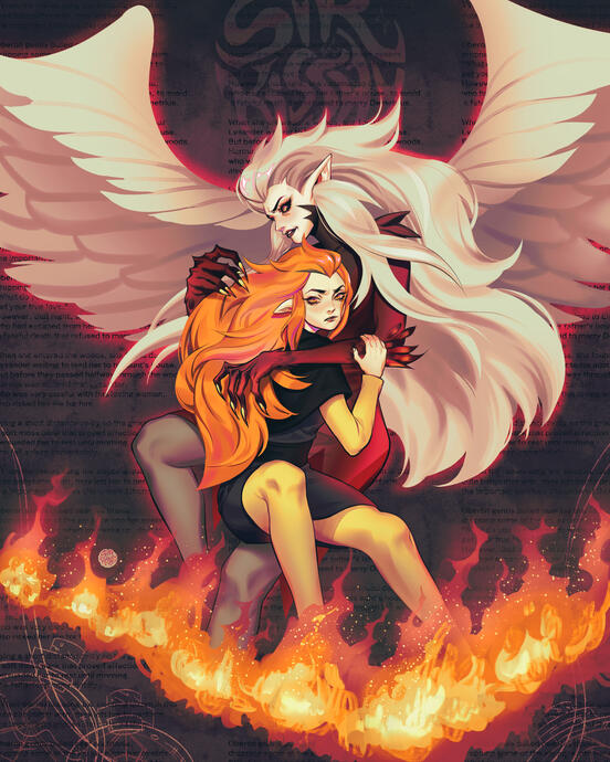 Fanart - Young & Harpy Eda (2022)