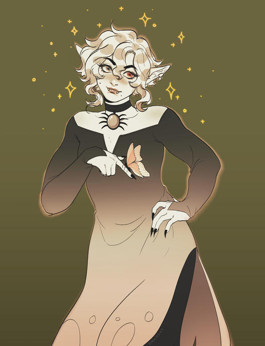 Sketch Commission for @floretwitch (Twitter) (2020)